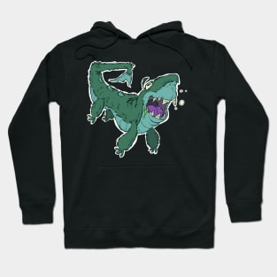 Derpy Shark Monster Hoodie